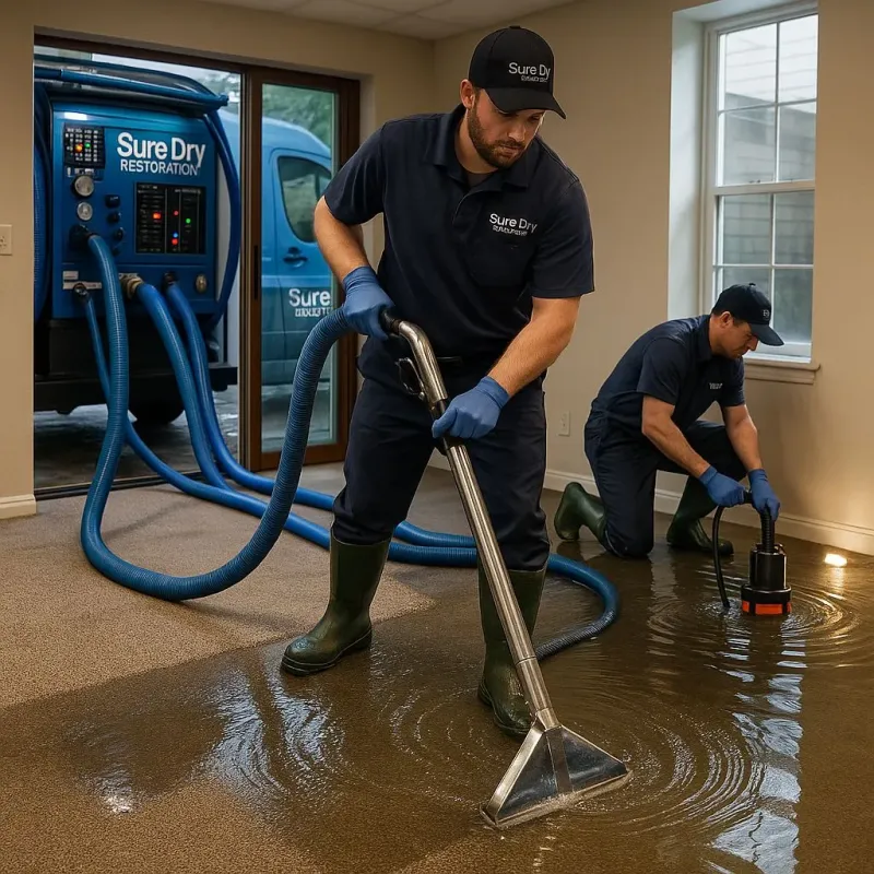 Water Extraction and Removal process in Bells, TN